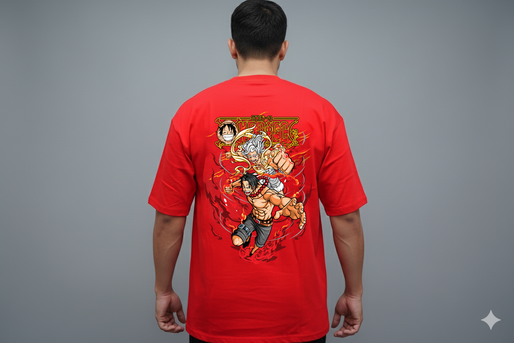One Piece: Brothers in Arms Oversized T-Shirt