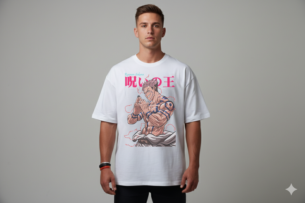 Jujutsu Kaisen: Sukuna Oversized T-Shirt.
